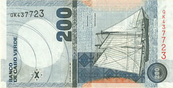 Columbia - 200 Escudos - P-68a - 2005 dated Foreign Paper Money